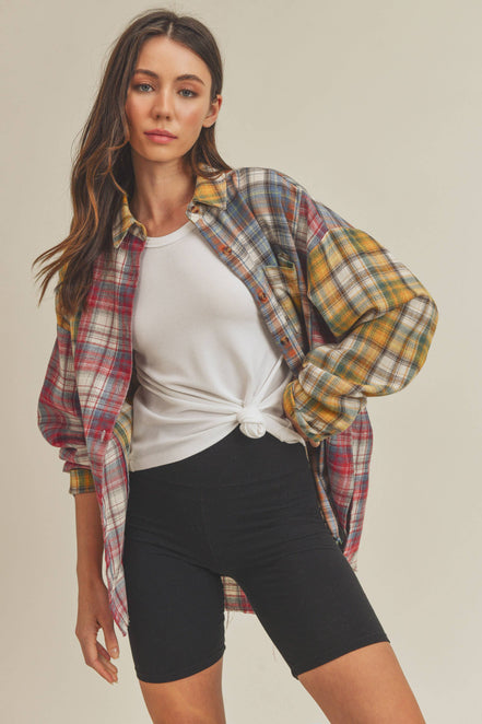 Frankie - Patchwork Flannel