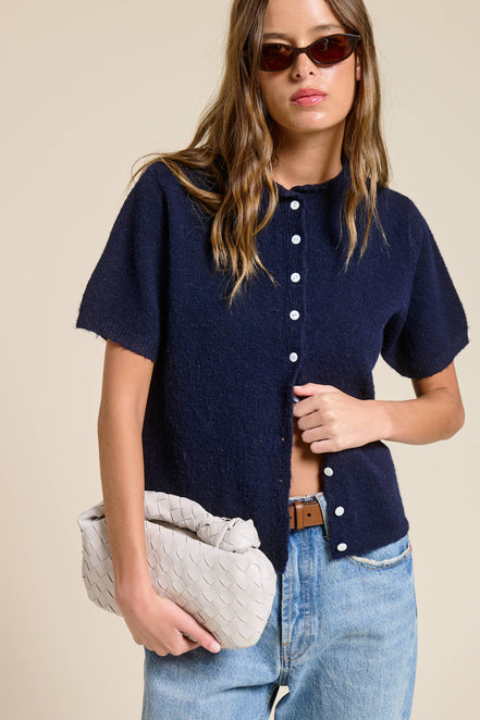 Stevie - Short Sleeve Cardigan