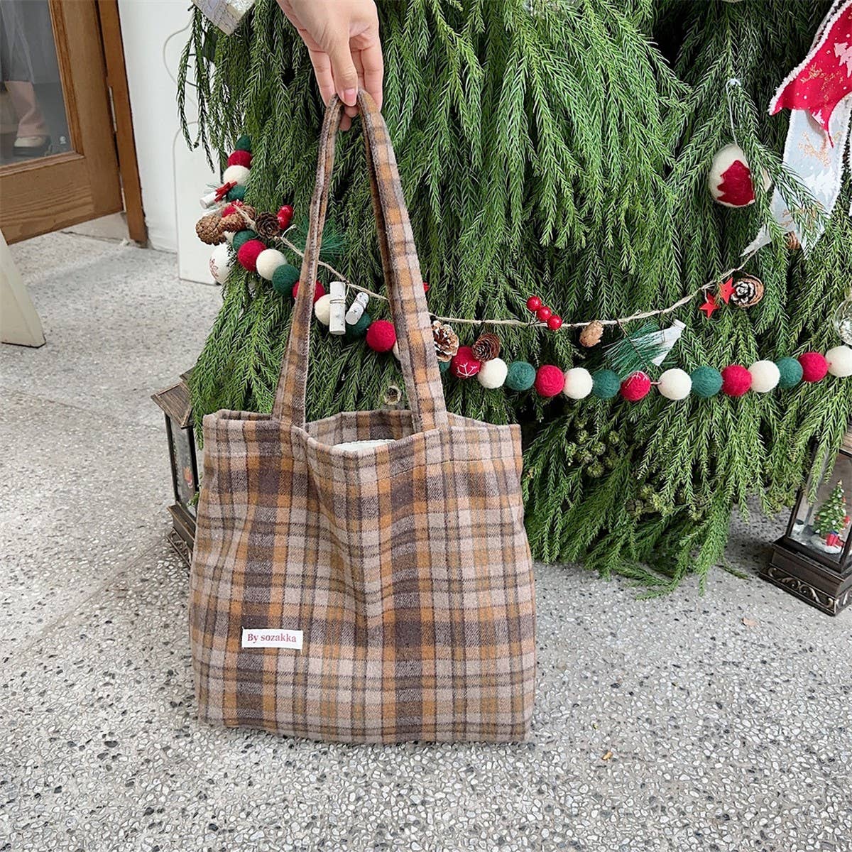 Scout Plaid Tote Bag