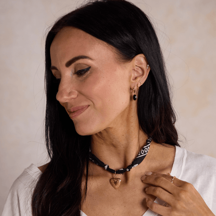 Bandana Charm Necklace