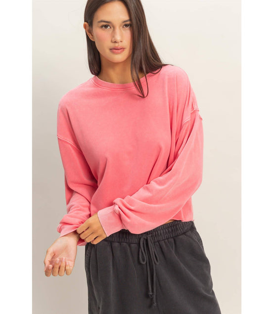 Zoey - Cropped Pullover