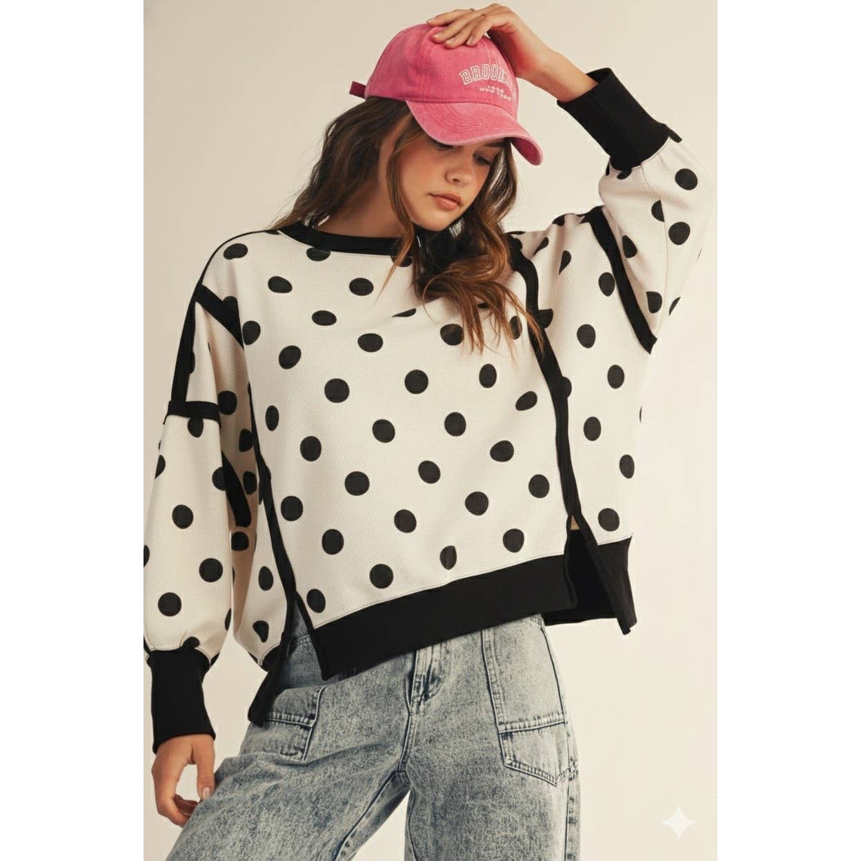 Callie - Polka Dot Pullover