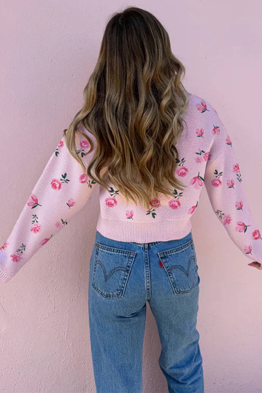 Rosa- Cropped Knit Sweater