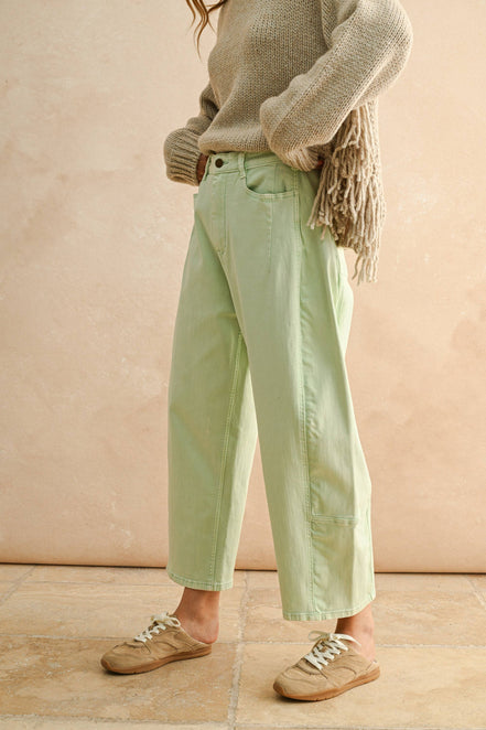 Lacey - Pastel Barrel Pants