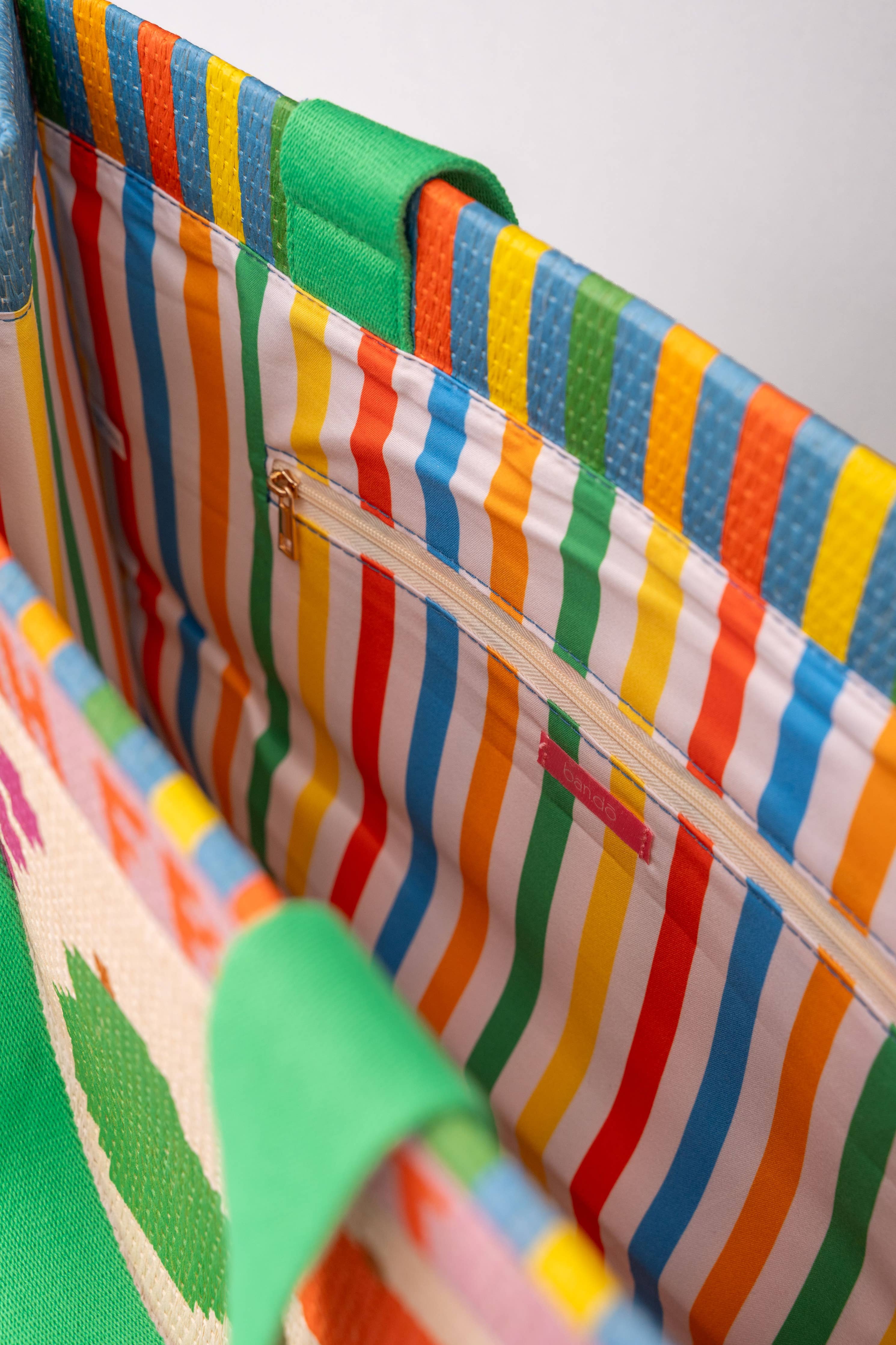 Fruity Farmers Market Rattan Bag